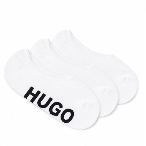 Hugo Boss Chaussettes Blanc - Lot de 3 chaussettes invisibles avec logo - 43-44 - Ref 16 €